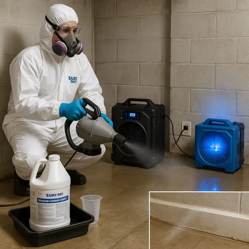 Sanitization and Odor Removal process in Bright, IN
