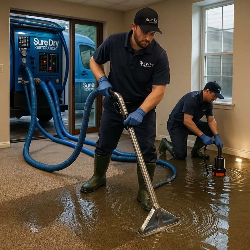Water Extraction and Removal process in Bright, IN